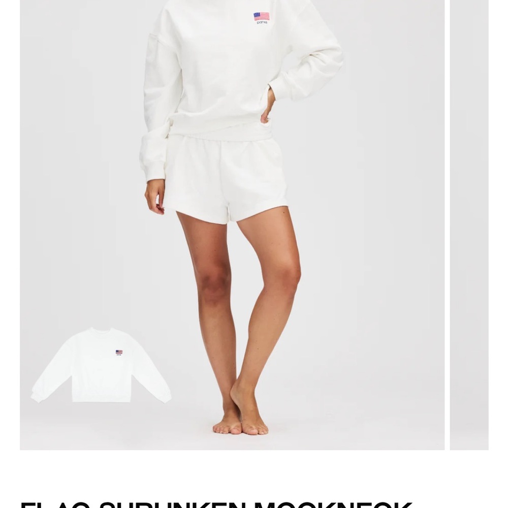 PARKE FLAG SHRUNKEN MOCKNECK